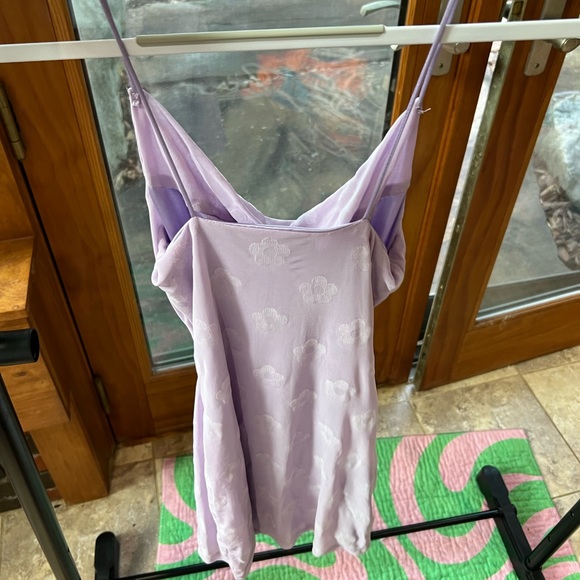 MOTEL ROCKS lilac floral mini dress - Picture 3 of 3